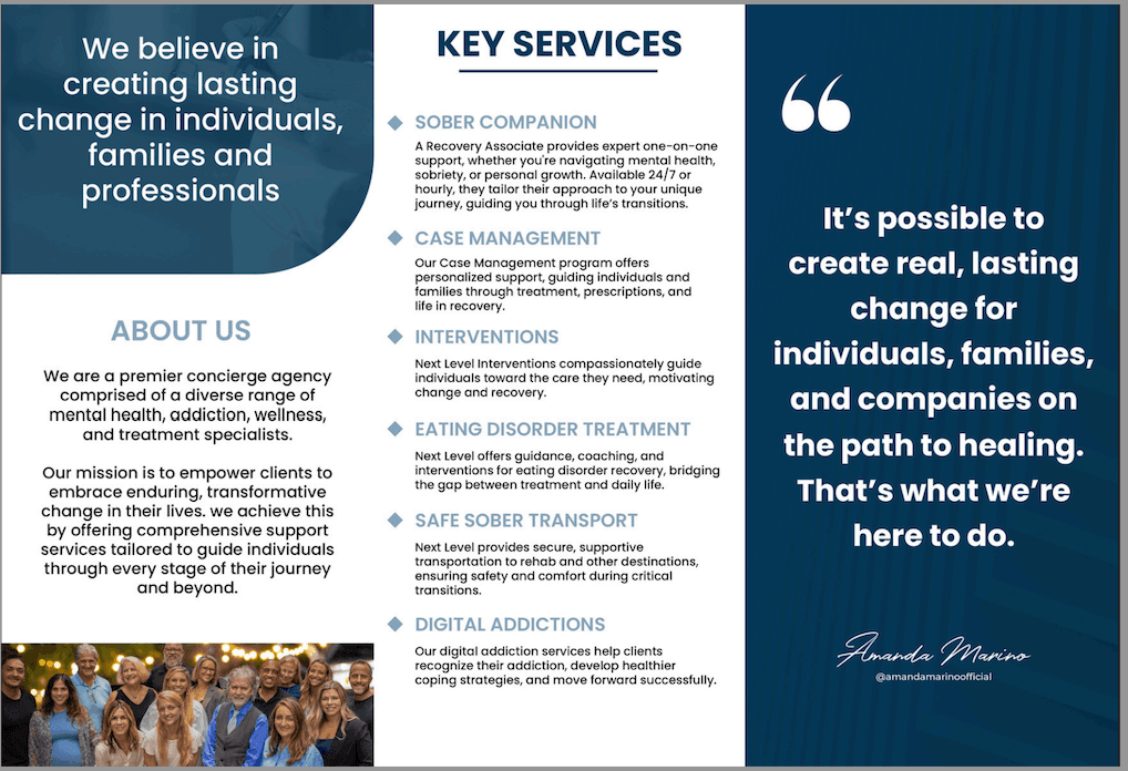 Next Level Recovery Associates Inc